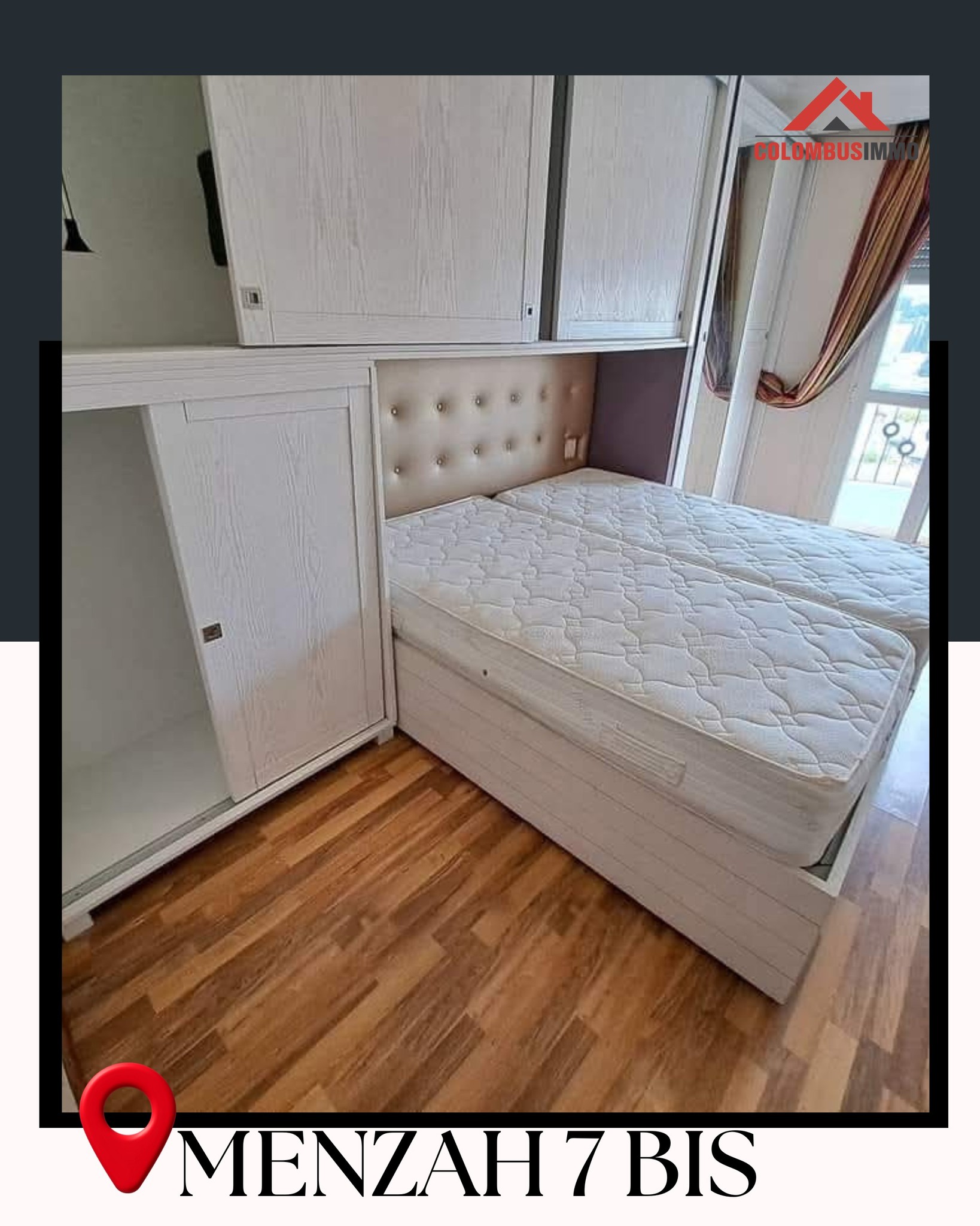 Ariana Ville&nbsp;El Menzah 7&nbsp;Location&nbsp;Appart. 3 pi�ces&nbsp;Appartement s2 � menzah7bis