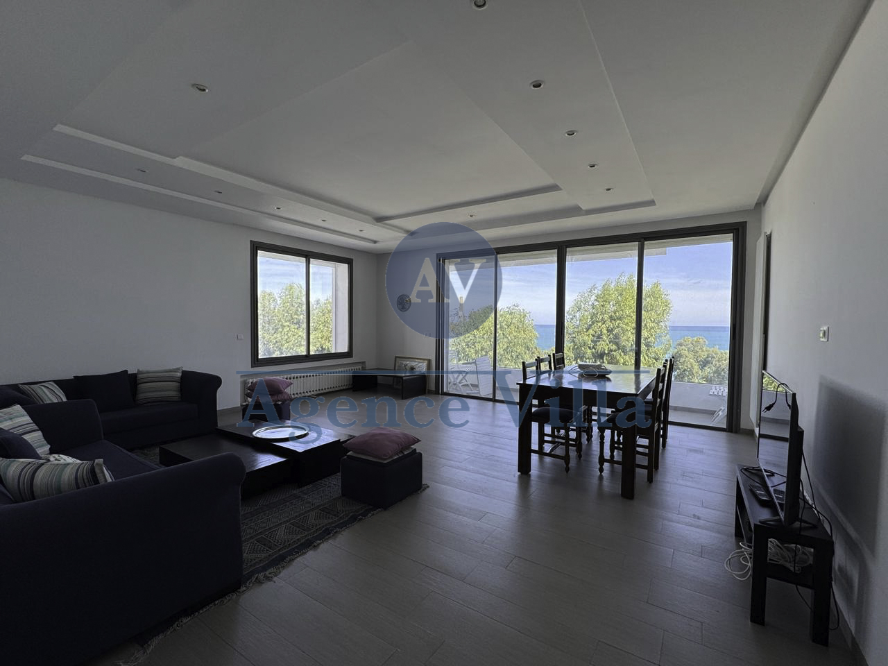 La Marsa&nbsp;Marsa Safsaf&nbsp;Location&nbsp;Appart. 5 pi�ces+&nbsp;Villa s4 avec vue mer � la marsa