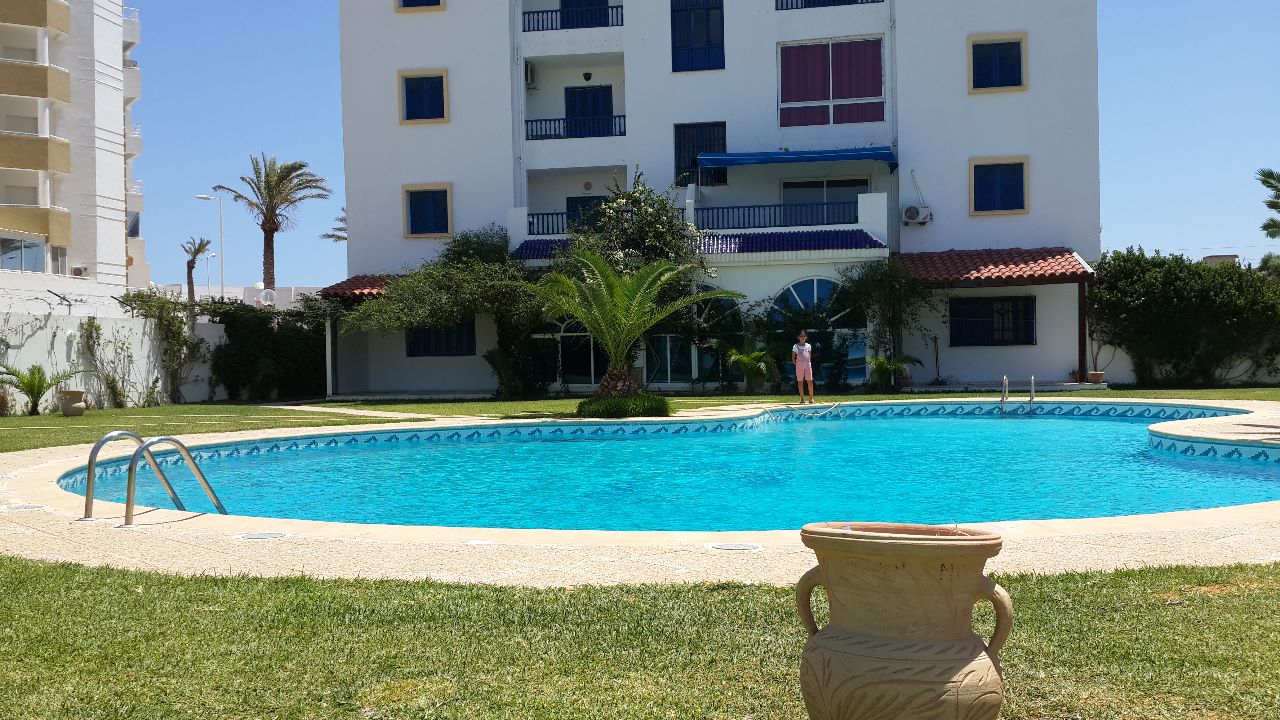 Hammamet&nbsp;Cite Afh&nbsp;Location vacances&nbsp;Appart. 3 pi�ces&nbsp;Vue mer et montagne