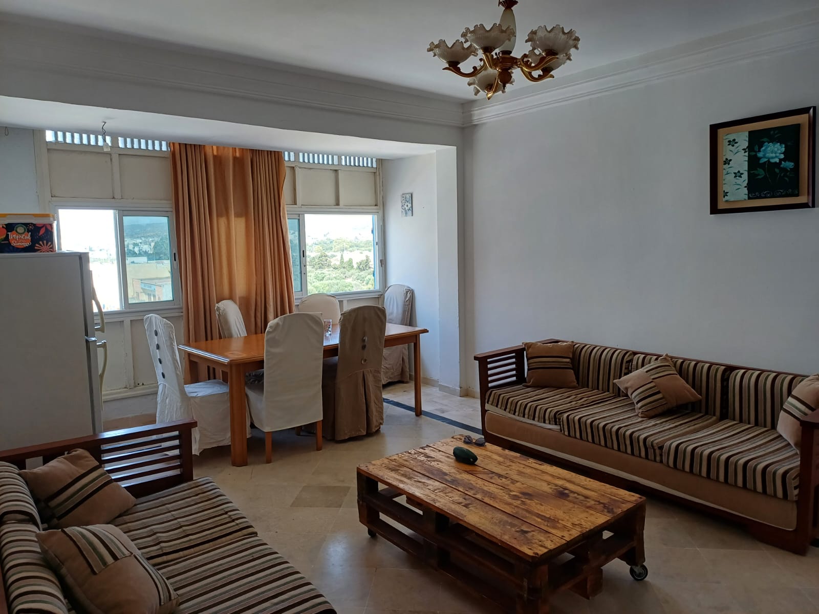 Hammamet&nbsp;Cite Afh&nbsp;Location vacances&nbsp;Appart. 3 pi�ces&nbsp;Vue mer et montagne