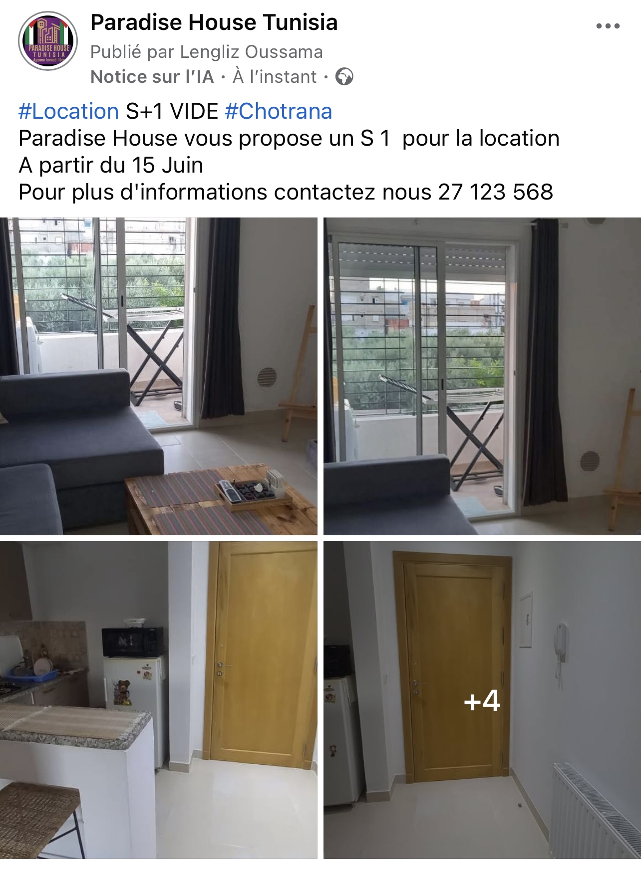 Location&nbsp;Appart. 2 pi�ces