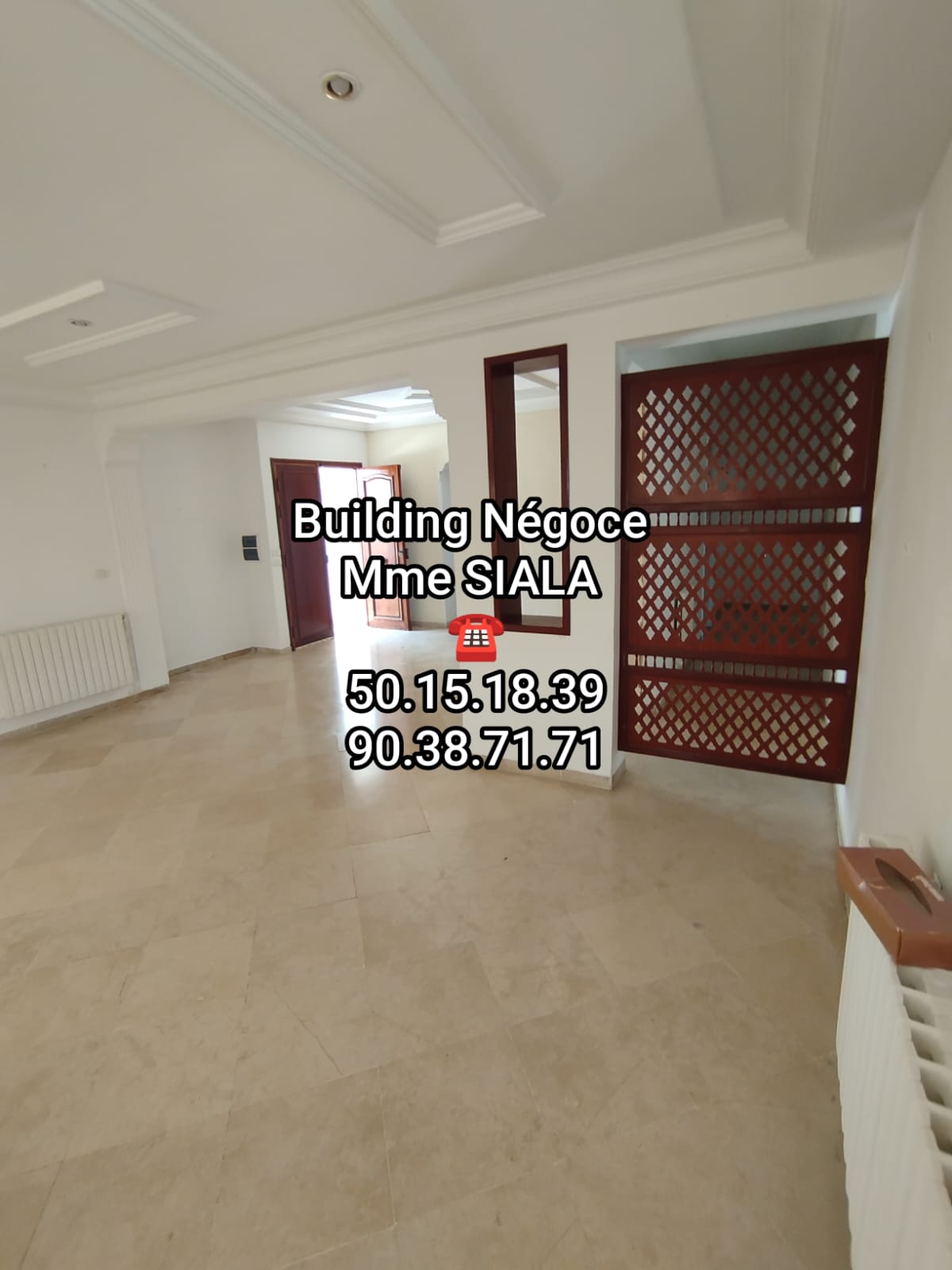 Ariana Ville&nbsp;Cite Ennasr 2&nbsp;Location&nbsp;Maisons&nbsp;Ennasr 2 joli �tage villa s4 cot� ren� descartes