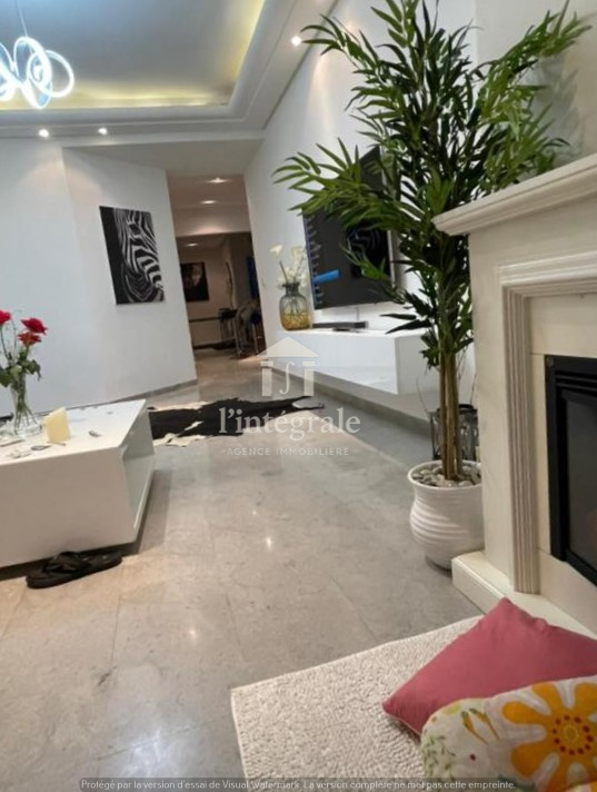 Ariana Ville&nbsp;Cite Ennasr 2&nbsp;Location&nbsp;Appart. 2 pi�ces&nbsp;Superbe s1 haut standing avec jardin