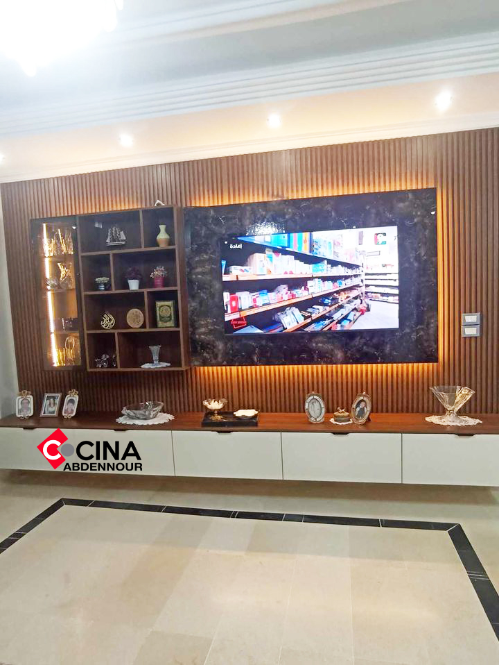 La Soukra&nbsp;Sidi Frej&nbsp;Salon - Salle � manger &nbsp;Meubles TV&nbsp;Meuble tv sur mesure