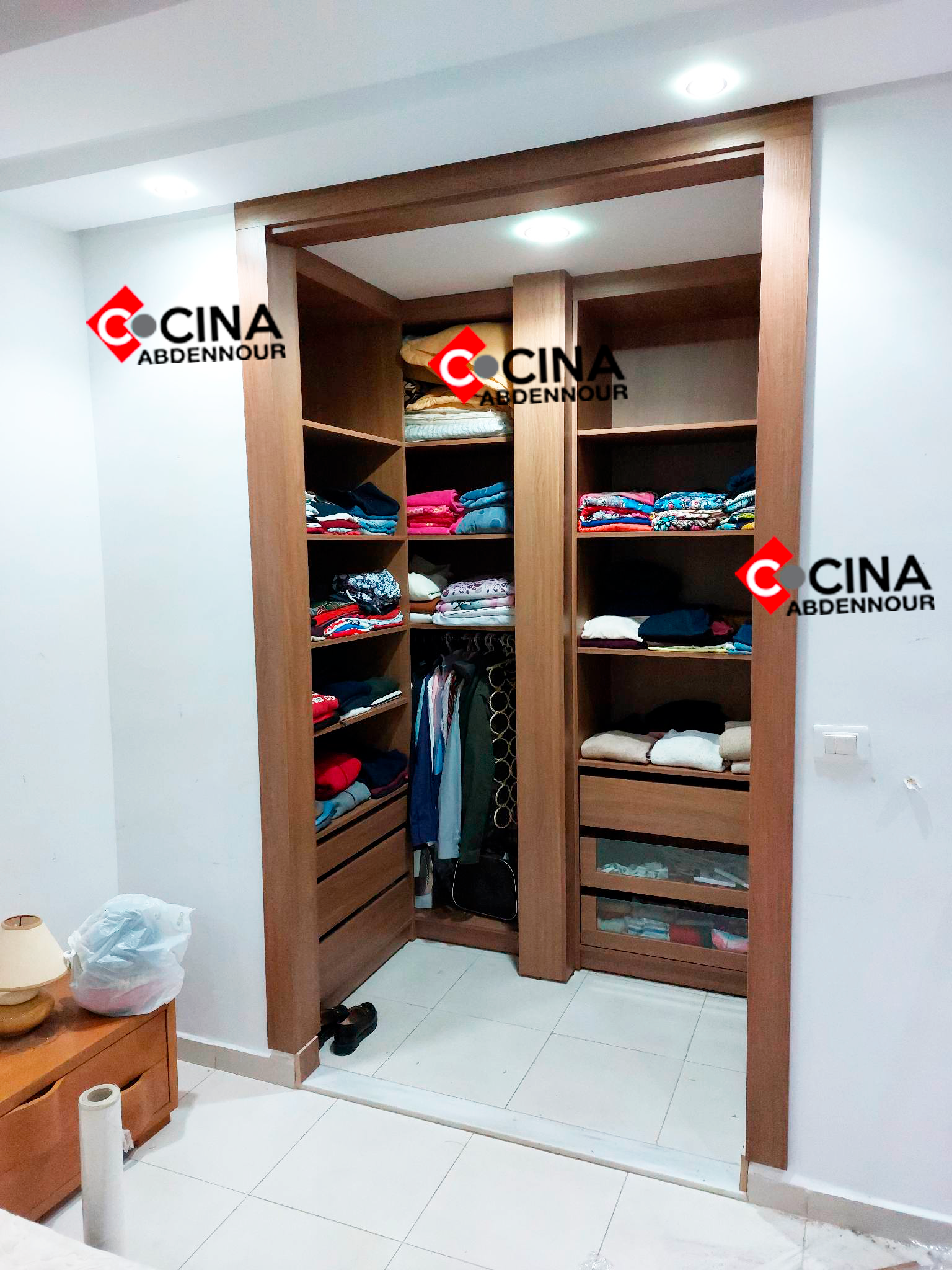 La Soukra&nbsp;Sidi Frej&nbsp;Chambres � coucher&nbsp;Armoires - Dressing&nbsp;Chambre dressing sans porte