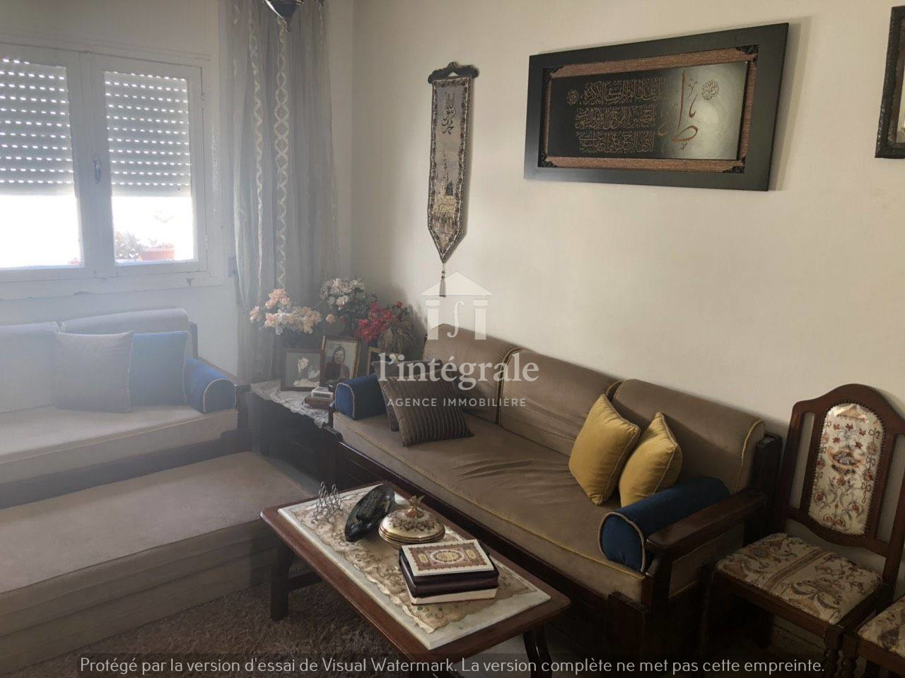 Ariana Ville&nbsp;El Menzah 7&nbsp;Location&nbsp;Appart. 4 pi�ces&nbsp;Bel appart s3 meubl�