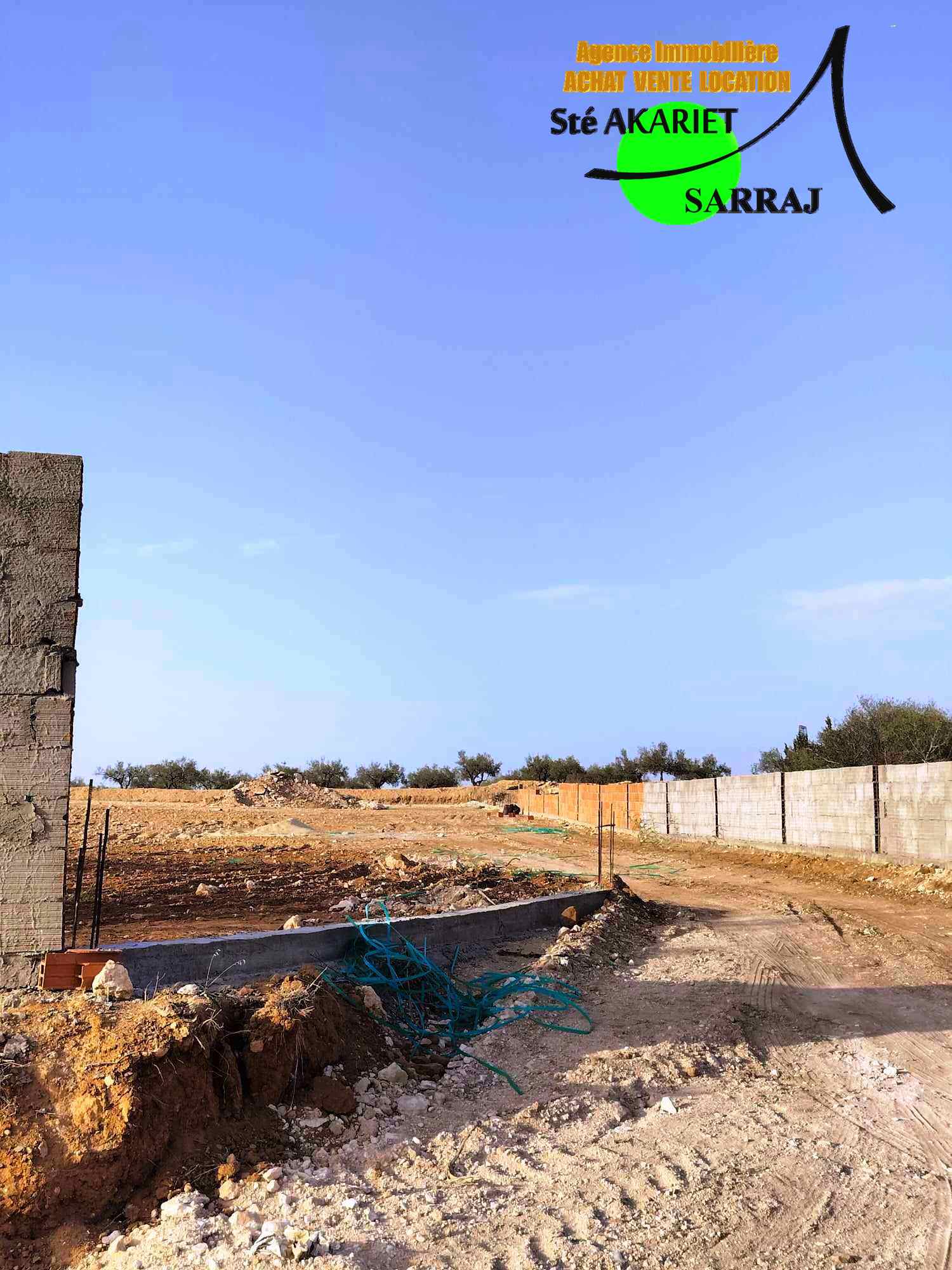 Sidi Bou Ali&nbsp;Sidi Bou Ali&nbsp;Terrain&nbsp;Terrain agricole&nbsp;Terrain agricole cl�tur� 6500m sidi bouali hotmen