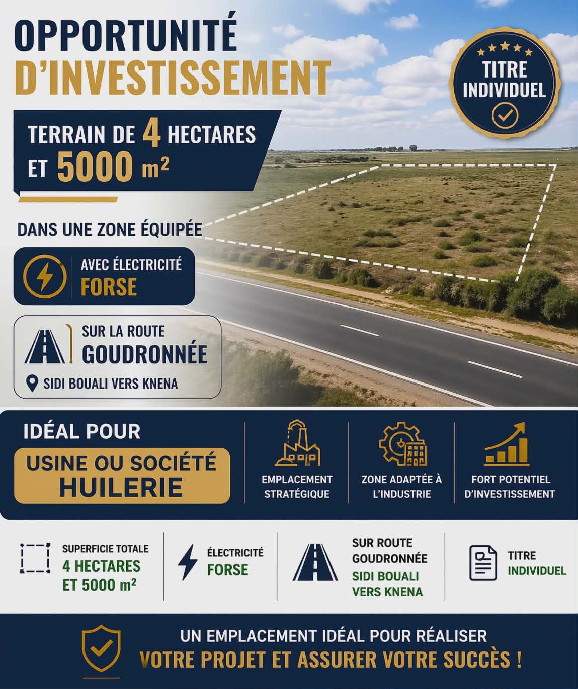 Terrain&nbsp;Terrain agricole