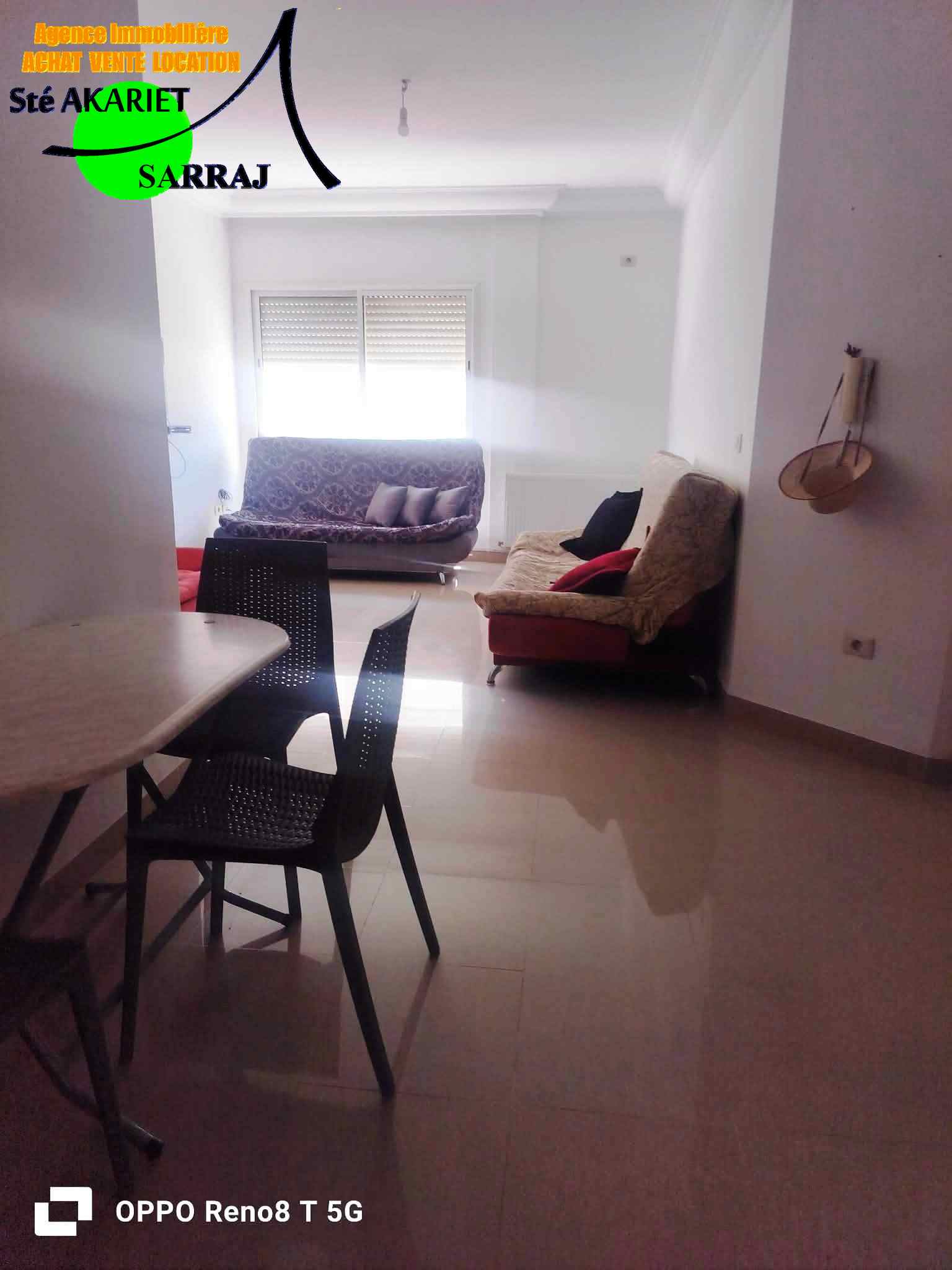 Akouda&nbsp;Chatt Meriem&nbsp;Vente&nbsp;Appart. 3 pi�ces&nbsp;Appartement s2 proche de la plage tantana