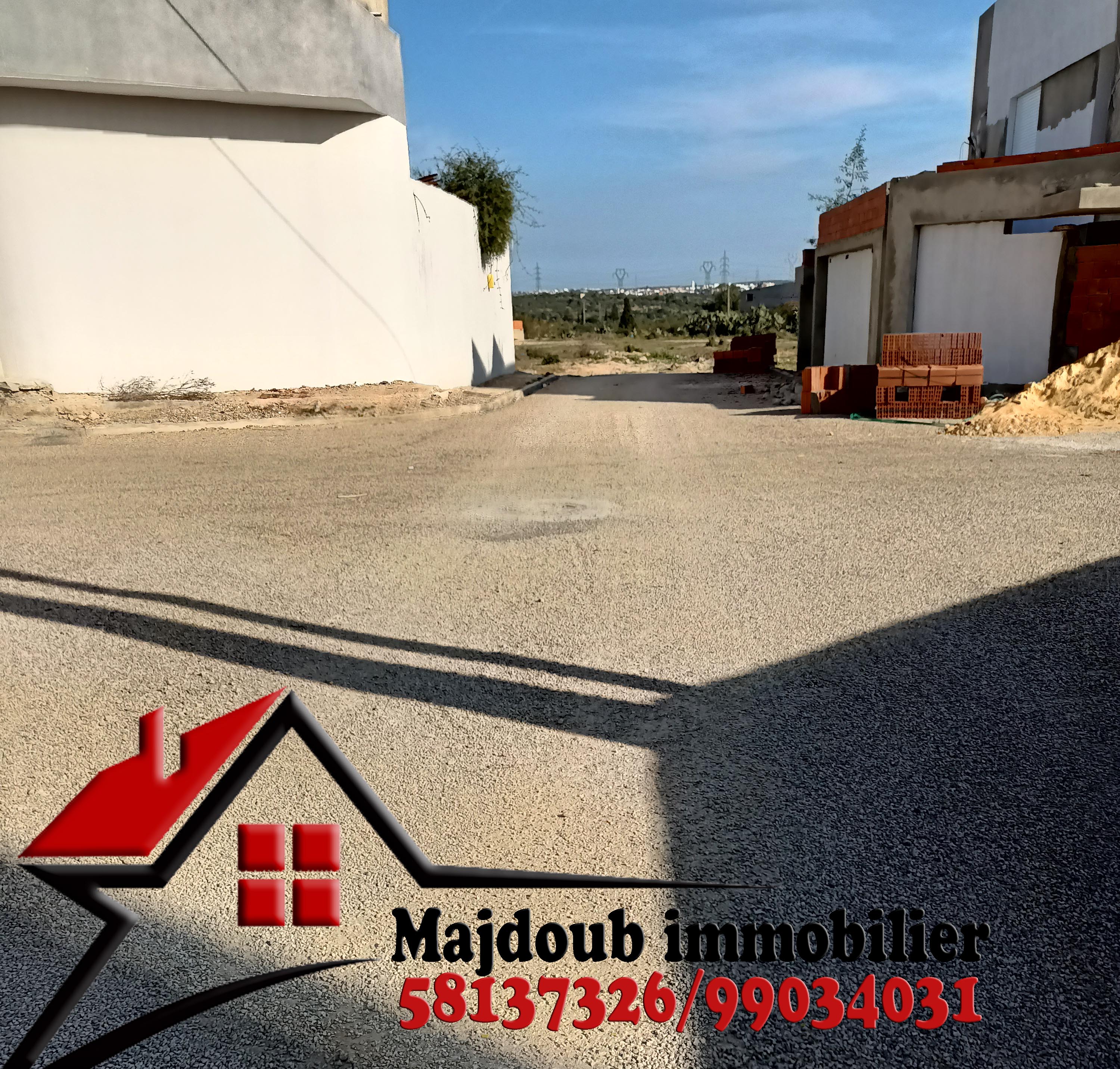 Sousse Riadh&nbsp;Zaouiet Sousse&nbsp;Terrain&nbsp;Terrain nu&nbsp;Lot de coin ksibet sousse