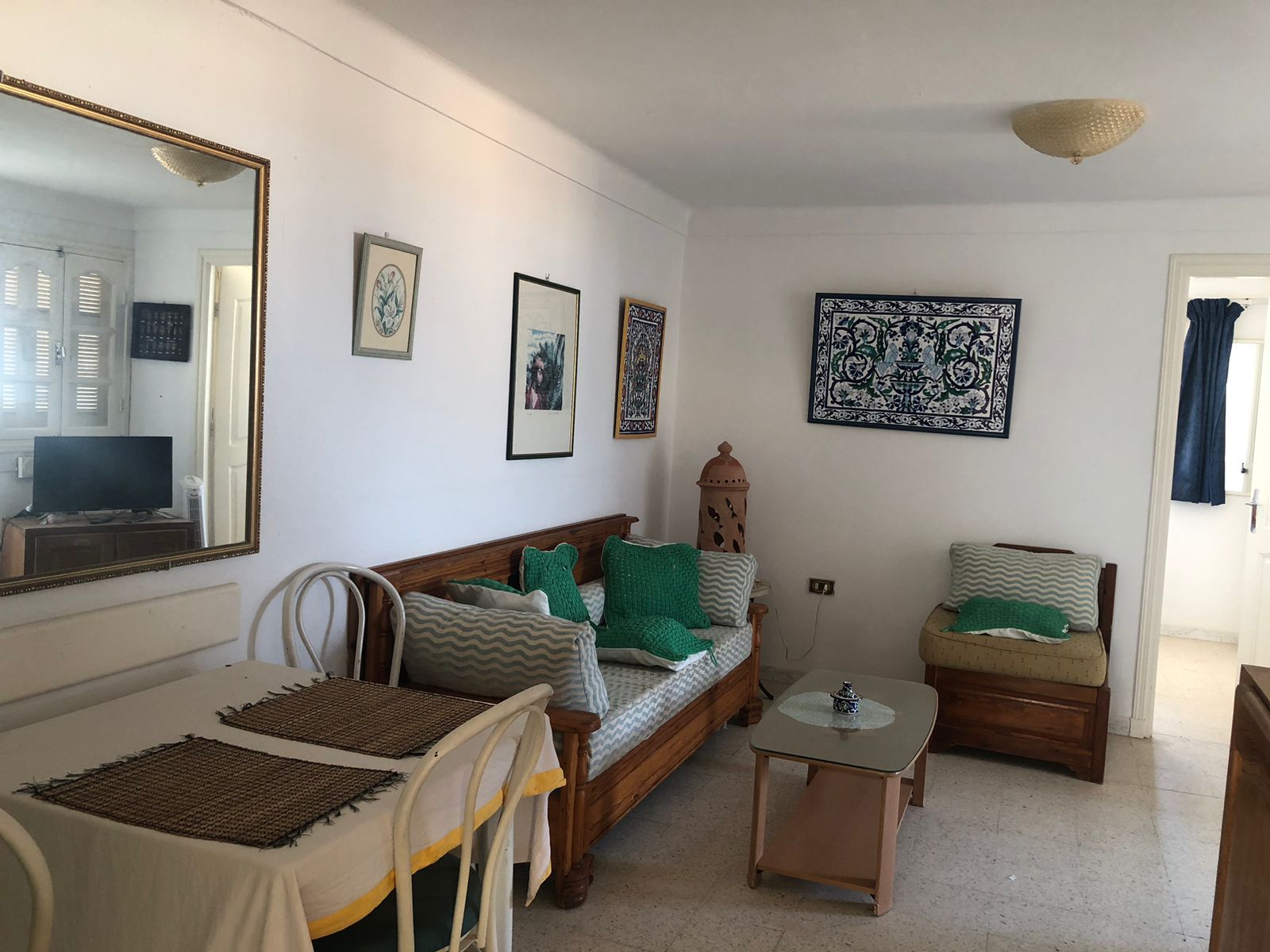 Hammamet&nbsp;Hammamet&nbsp;Location&nbsp;Appart. 1 pi�ce&nbsp;Appartement s1 avec grande terrasse � hammamet