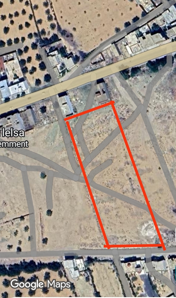 El Jem&nbsp;Tlelsa&nbsp;Terrain&nbsp;Terrain nu&nbsp;Terrain nu pour construire