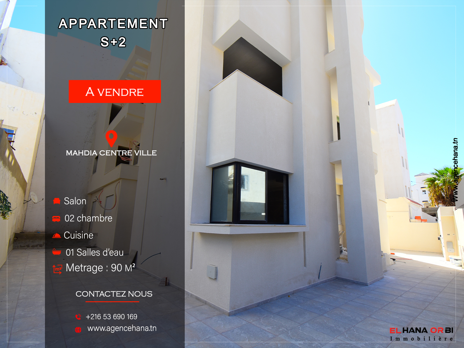 Mahdia&nbsp;Mahdia&nbsp;Vente&nbsp;Appart. 2 pi�ces&nbsp;Des appartements s2 en plein centre ville mahdia