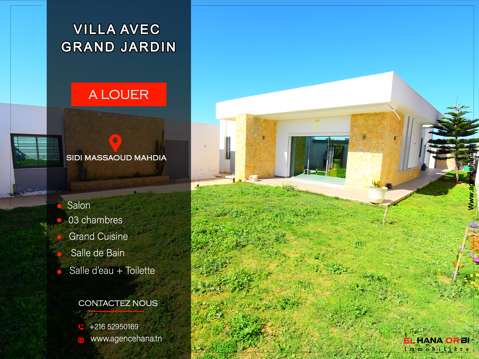 Mahdia&nbsp;Mahdia&nbsp;Location vacances&nbsp;Maisons&nbsp;Pour vacance villa  a sidi massoud mahdia