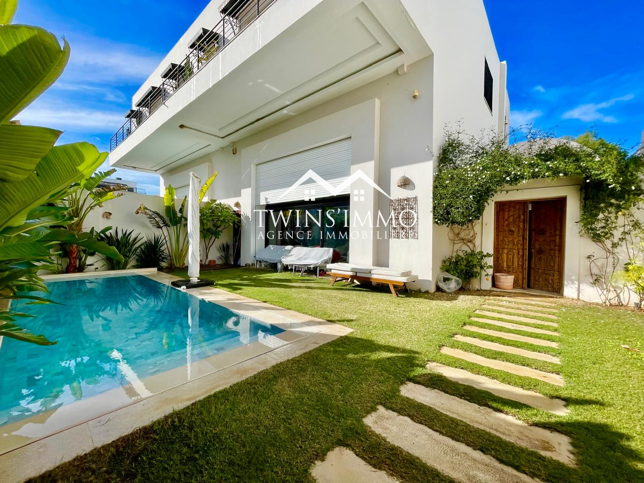 La Marsa&nbsp;Gammart&nbsp;Location&nbsp;Maisons&nbsp;Villa s4 � gammarth