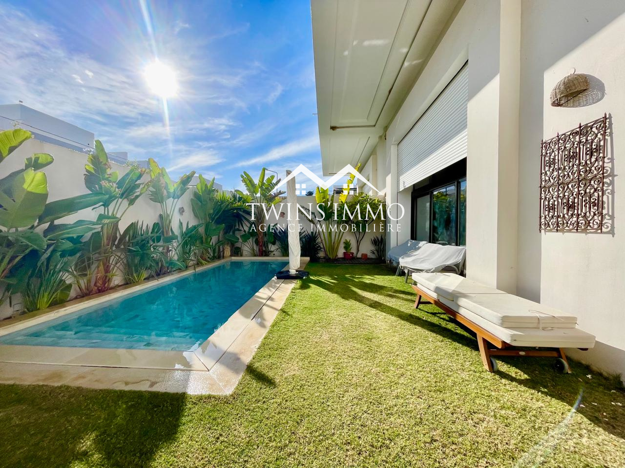 La Marsa&nbsp;Gammart&nbsp;Location&nbsp;Maisons&nbsp;Villa s4 � gammarth