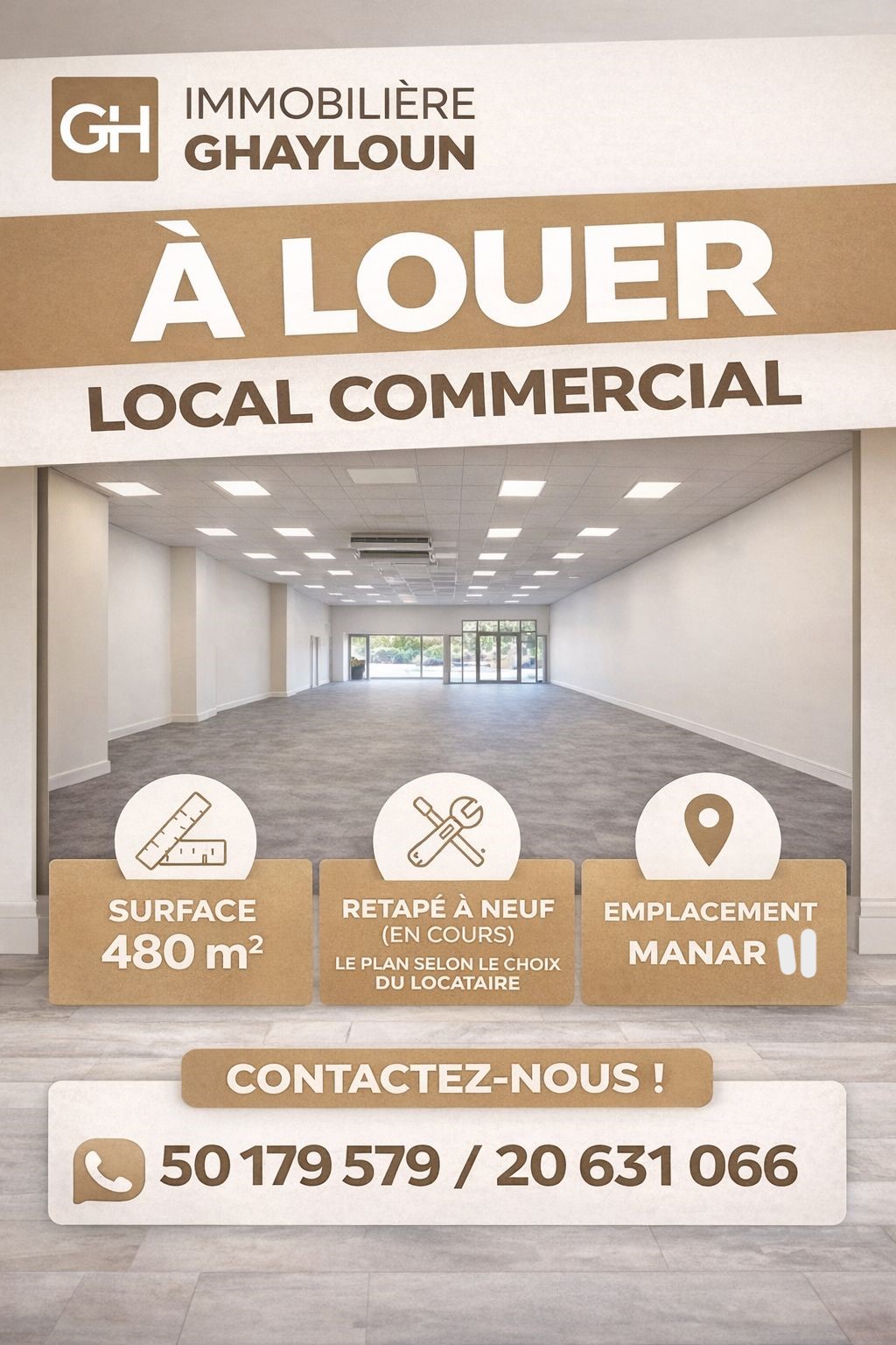 Bureaux & Commerces&nbsp;Surfaces