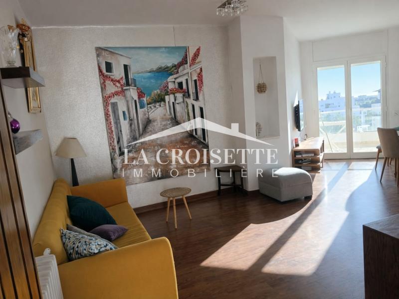 La Marsa&nbsp;Cite El Moustakbel (La Marsa)&nbsp;Location&nbsp;Appart. 3 pi�ces&nbsp;Etage de villa s3 meubl� � la marsa mel0454