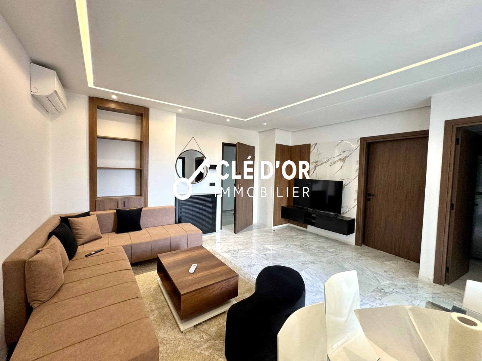 Ain Zaghouan&nbsp;Jardins de Carthage&nbsp;Location&nbsp;Appart. 2 pi�ces&nbsp;Appart s1 meubl� au jardin de carthage