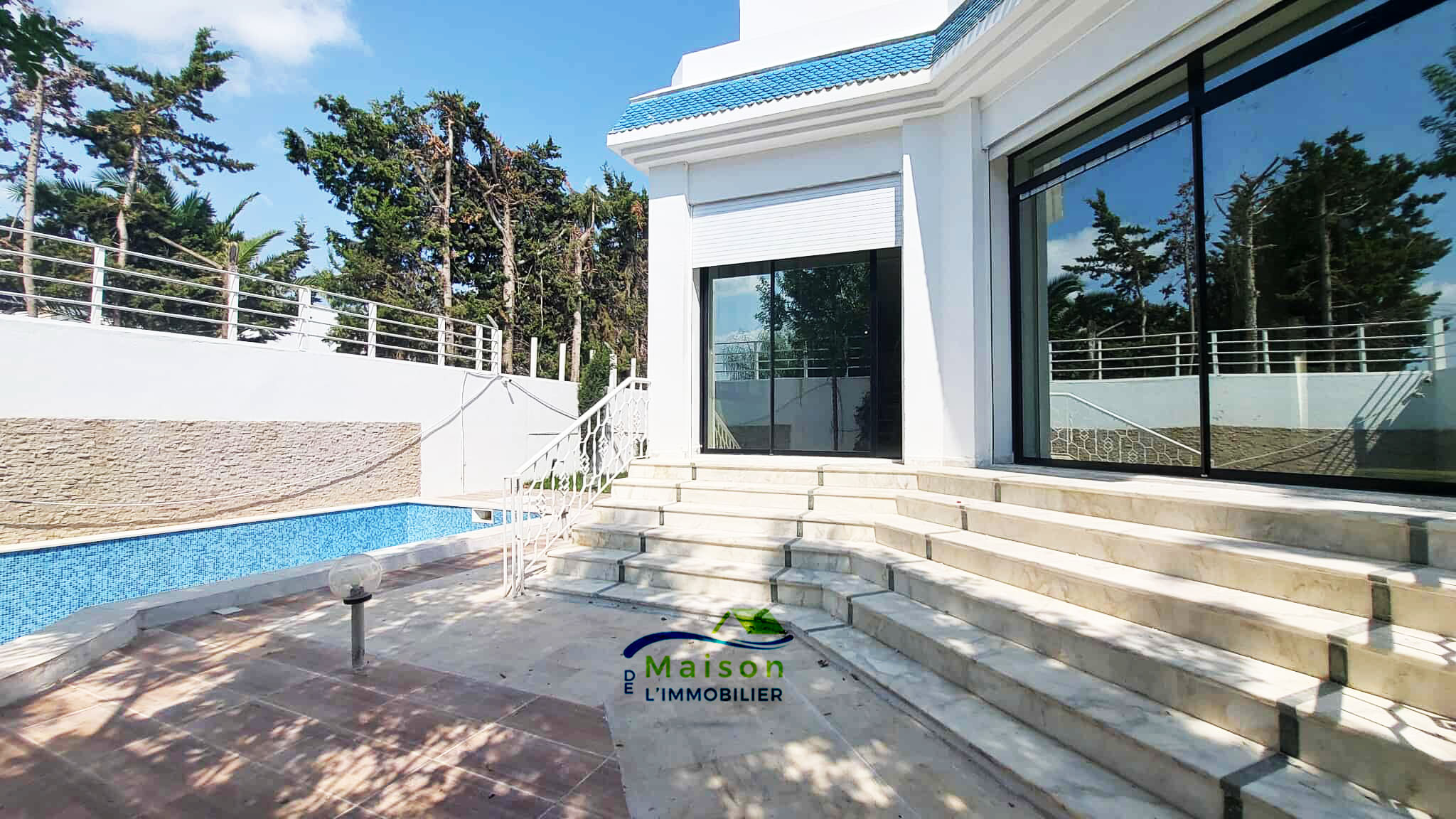 La Marsa&nbsp;Berge Du Lac&nbsp;Location&nbsp;Maisons&nbsp;Villa s9 avec piscine et jardin au lac 1