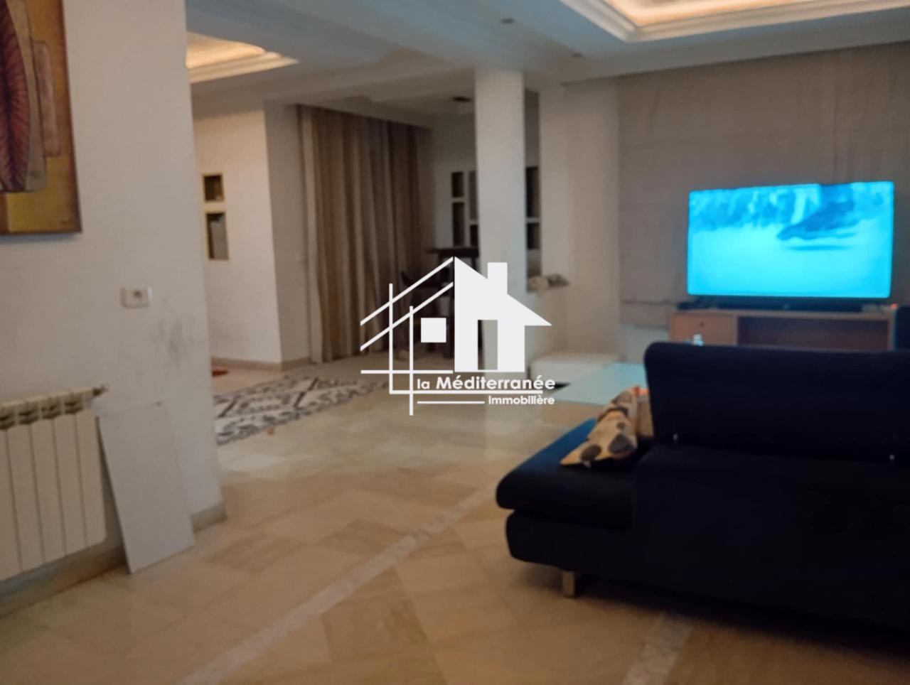 Mannouba&nbsp;Denden&nbsp;Location&nbsp;Appart. 3 pi�ces&nbsp;�tage de villa s2 meubl� situ� au 2�me �tage