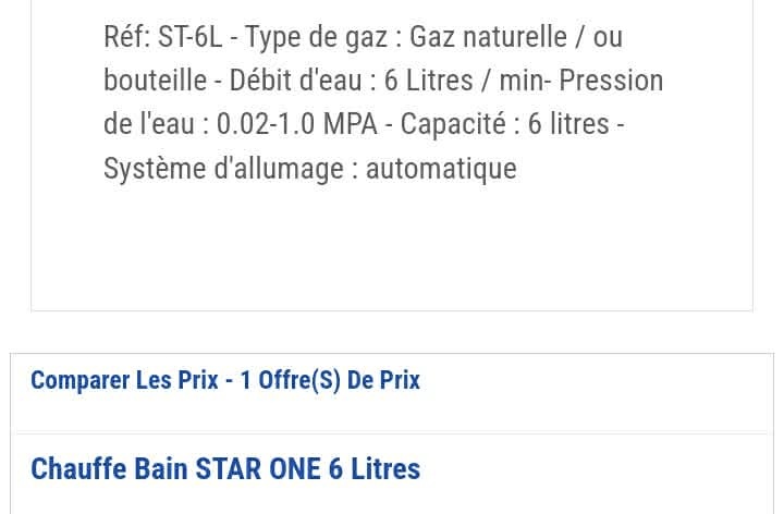 Chauffage&nbsp;Autre