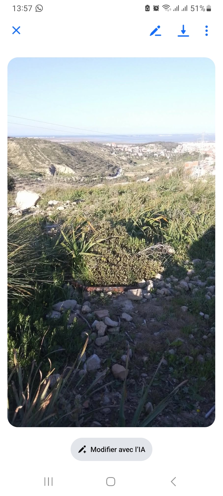 Raoued&nbsp;Jaafar 1&nbsp;Terrain&nbsp;Terrain nu&nbsp;Terrain 200m