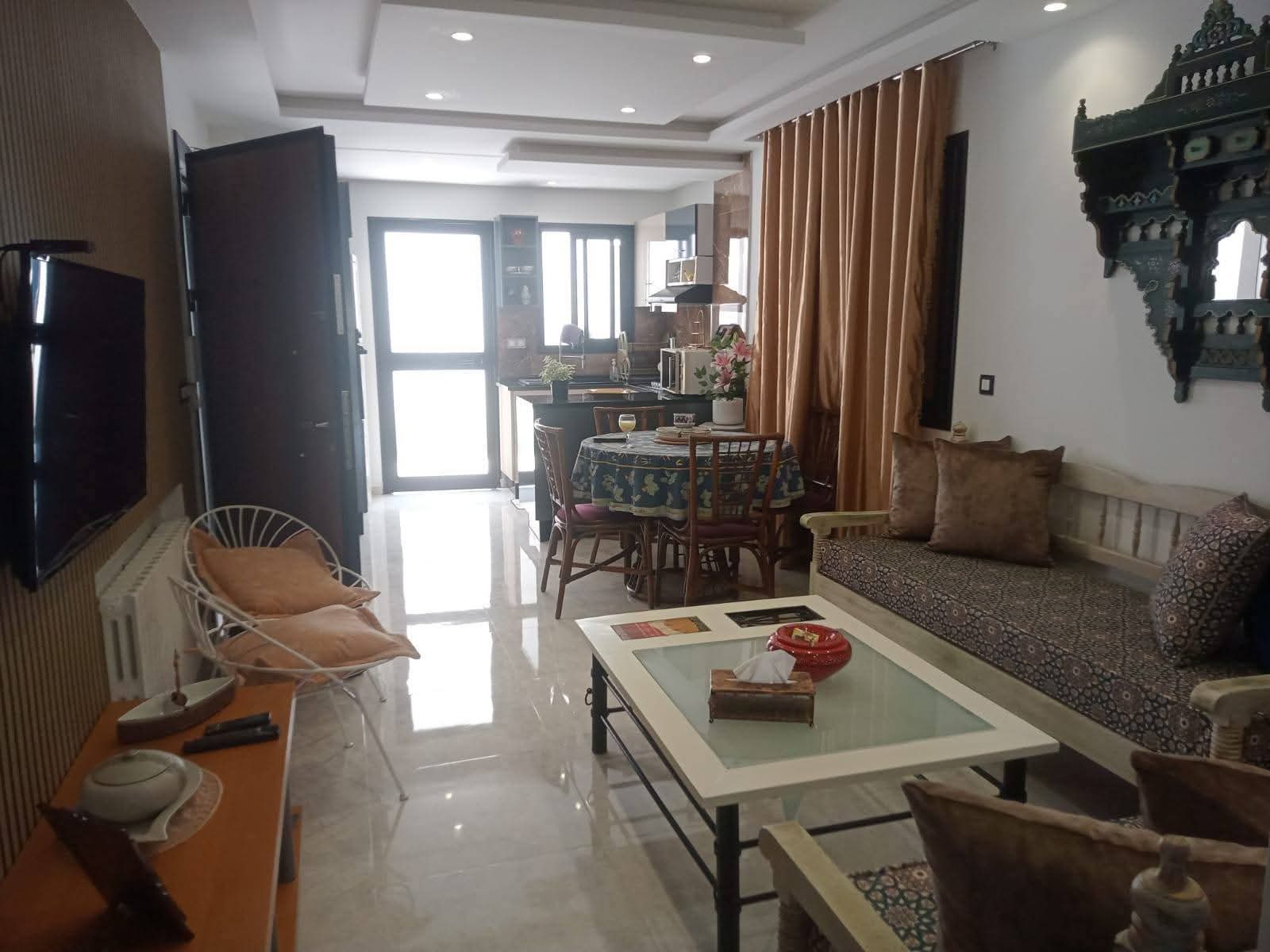 La Marsa&nbsp;Marsa Ennassim&nbsp;Location&nbsp;Appart. 2 pi�ces&nbsp;Appartement s1 richement meubl� a la marsa