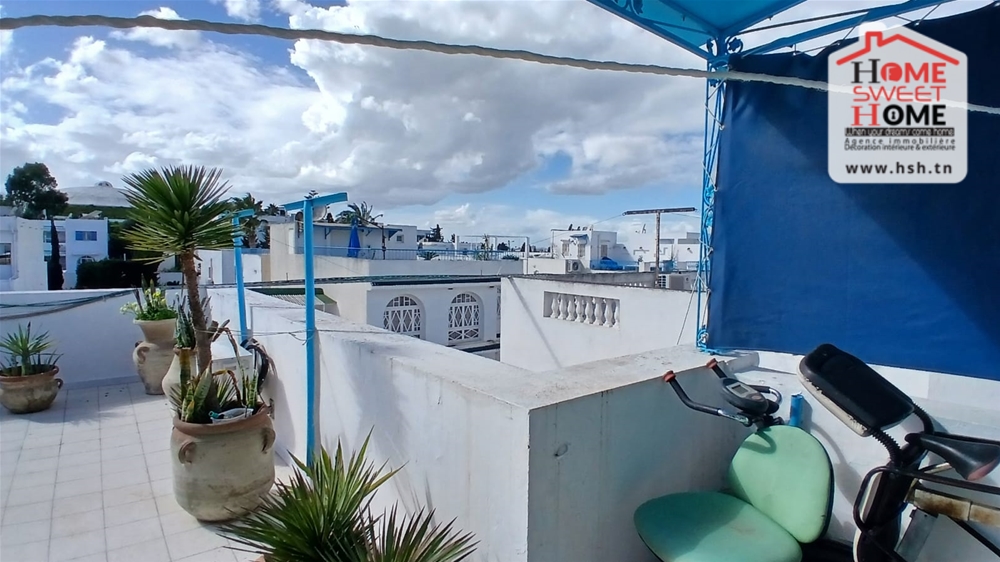 Carthage&nbsp;Sidi Bousaid&nbsp;Location&nbsp;Appart. 2 pi�ces&nbsp;S2 meubl� elafonise � sidi bousaid