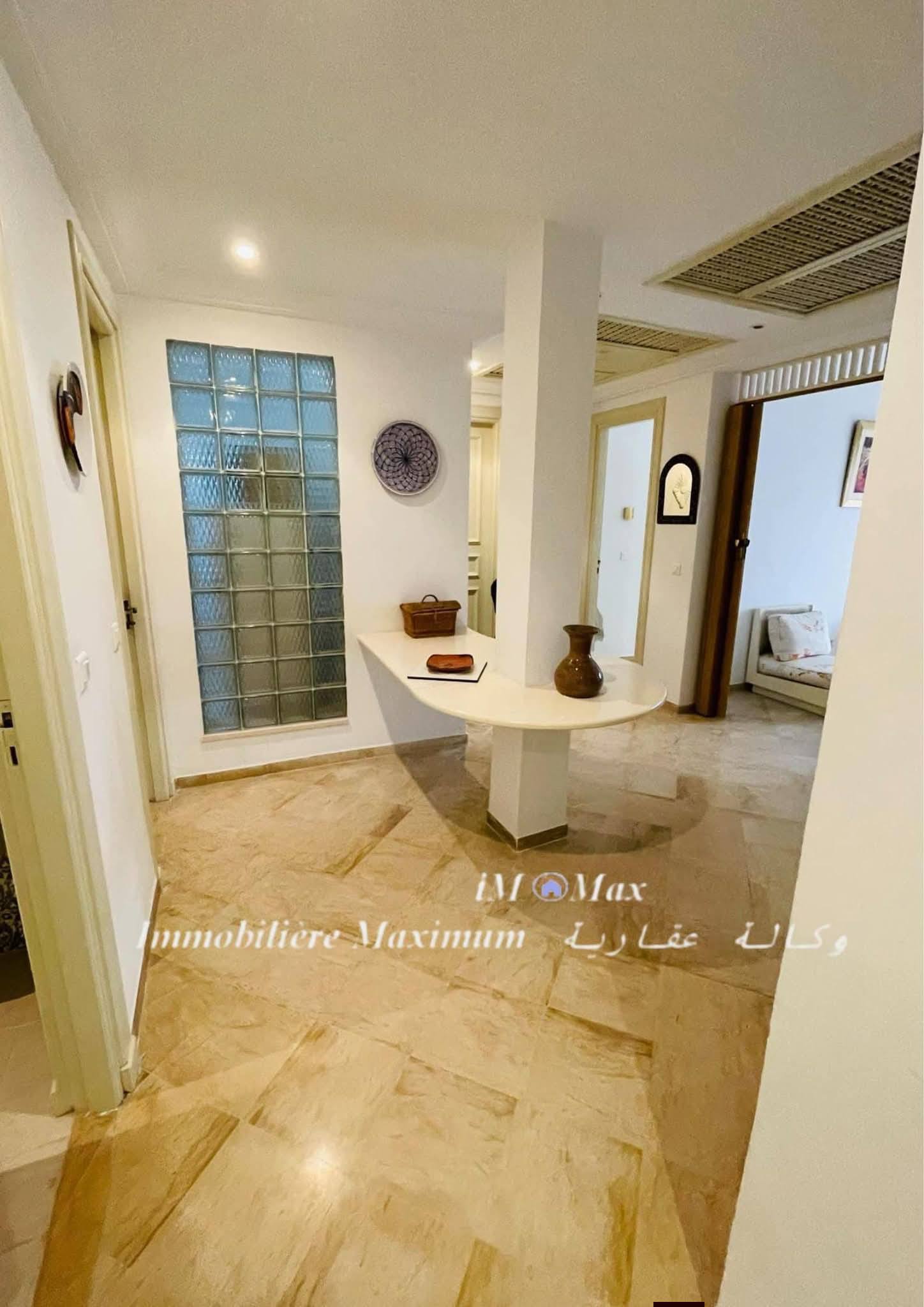 Hammamet&nbsp;Hammamet&nbsp;Location&nbsp;Appart. 2 pi�ces&nbsp;S1 avec jardin sur canal marina hammamet