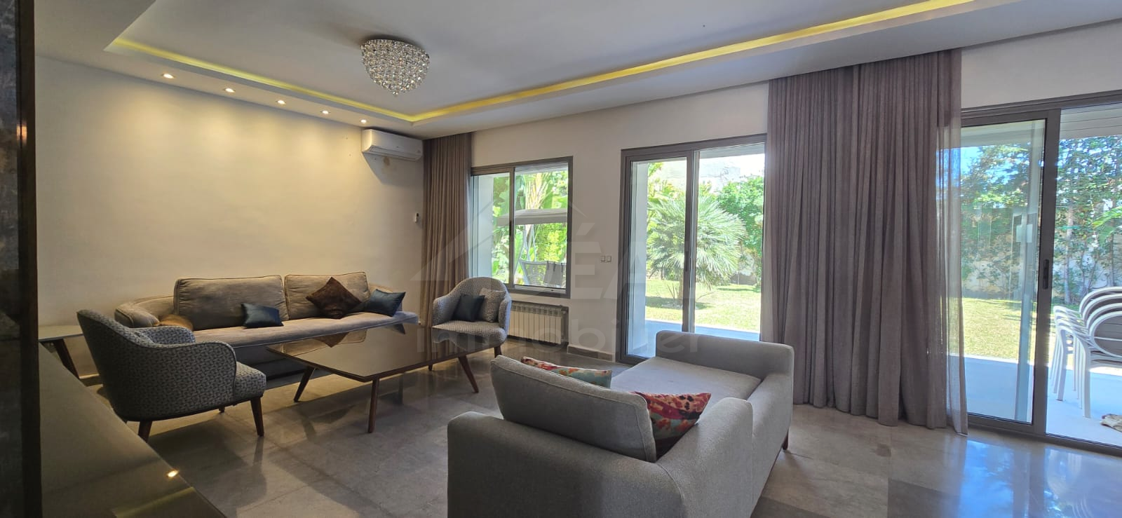 La Marsa&nbsp;Gammart&nbsp;Location&nbsp;Maisons&nbsp;Al villa meubl�e  gammarth village