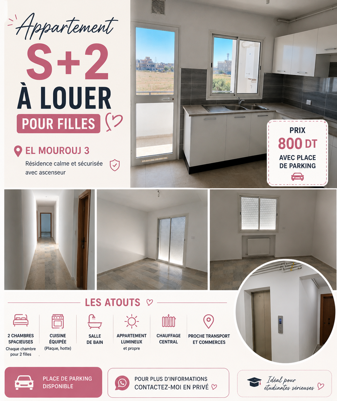 Location&nbsp;Appart. 2 pi�ces