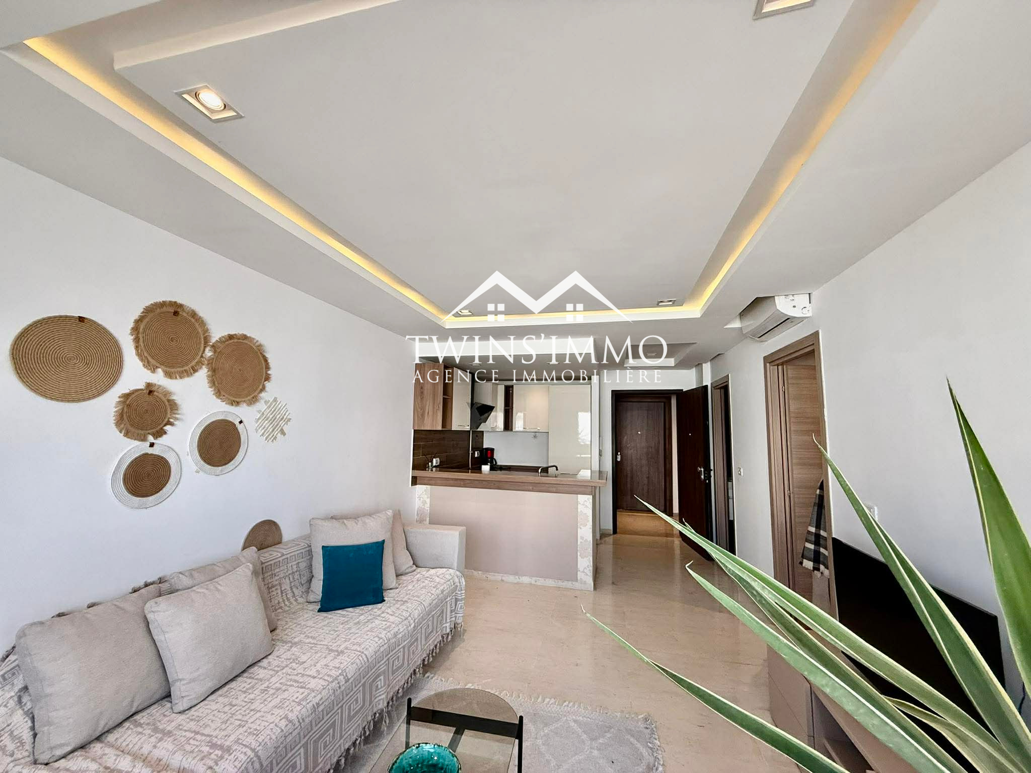 Ain Zaghouan&nbsp;Ain Zaghouan&nbsp;Location&nbsp;Appart. 1 pi�ce&nbsp;Appartement s1 neuf meubl� � ain zaghouan nord