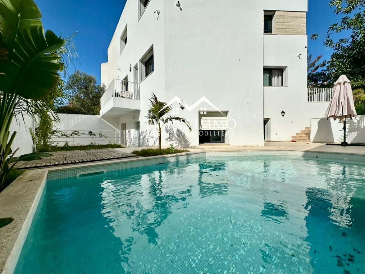 La Marsa&nbsp;Marsa Ennassim&nbsp;Location&nbsp;Maisons&nbsp;Villa s5 meubl�e � la marsa
