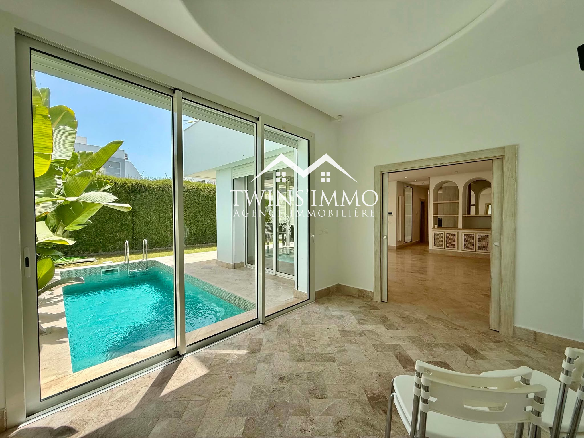 La Marsa&nbsp;Gammart&nbsp;Location&nbsp;Maisons&nbsp;Magnifique villa en s3 � gammarth