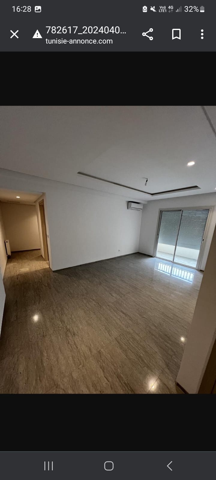La Marsa&nbsp;El Aouina&nbsp;Location&nbsp;Appart. 3 pi�ces&nbsp;S2 r�sidence citrine