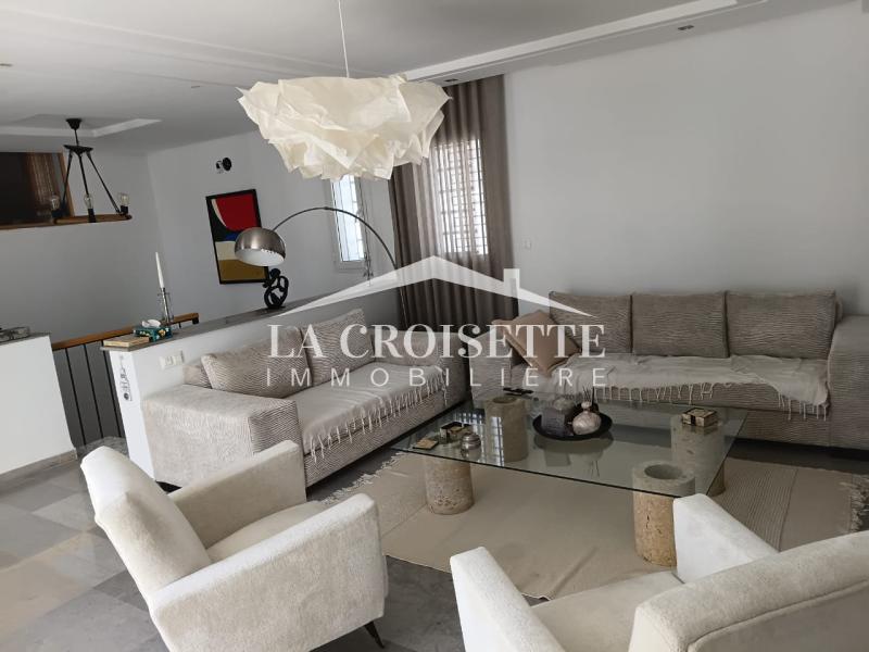 La Soukra&nbsp;La Soukra&nbsp;Location&nbsp;Appart. 3 pi�ces&nbsp;Etage de villa s2 meubl� � la soukra mel0595