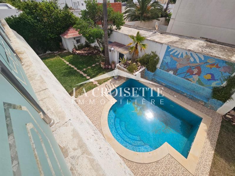 La Soukra&nbsp;La Soukra&nbsp;Location&nbsp;Appart. 4 pi�ces&nbsp;Etage de villa s3 meubl� � la soukra mel0597
