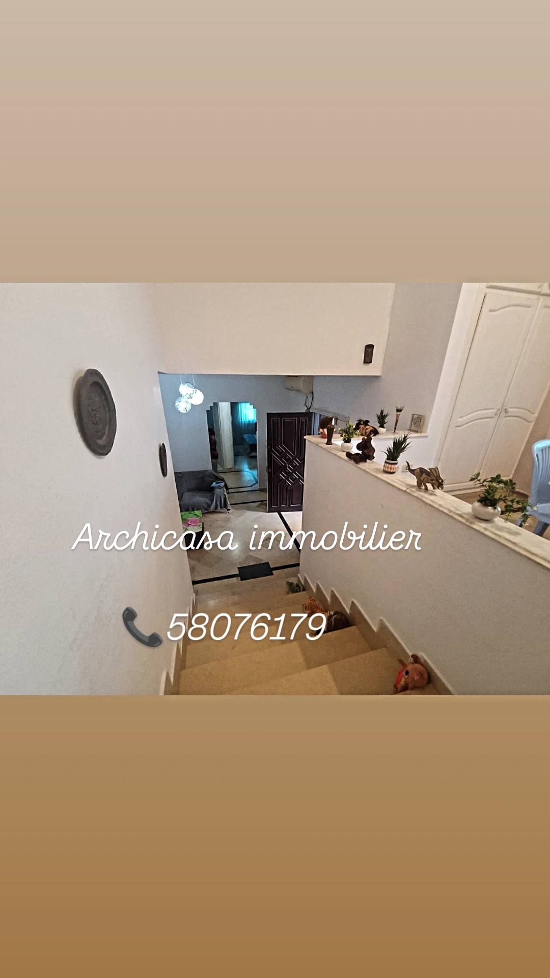 Hammam Chatt&nbsp;Hammam Chatt&nbsp;Location&nbsp;Appart. 2 pi�ces&nbsp;Rdc meubl�e avec jardin