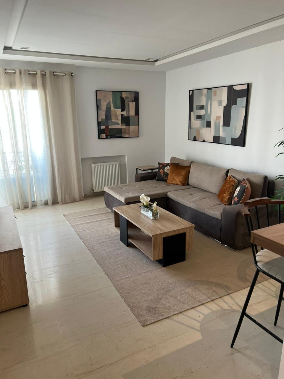 Ain Zaghouan&nbsp;Ain Zaghouan&nbsp;Location&nbsp;Appart. 2 pi�ces&nbsp;S1 meubl� � ain zaghouan nord