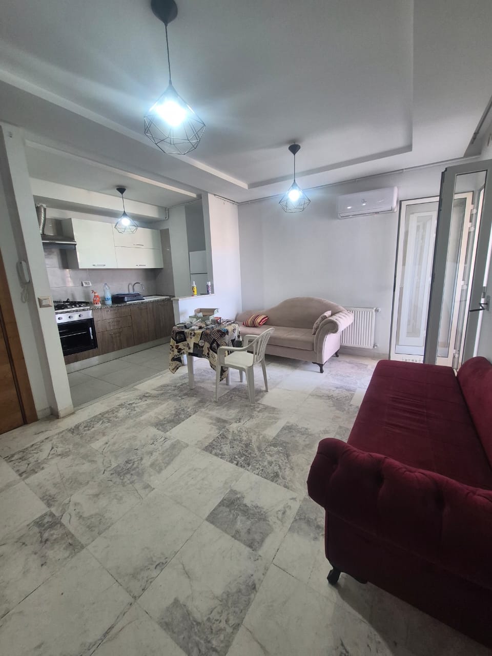 La Marsa&nbsp;El Aouina&nbsp;Location&nbsp;Appart. 2 pi�ces&nbsp;Appartement s1 richement meubl� � l wahat
