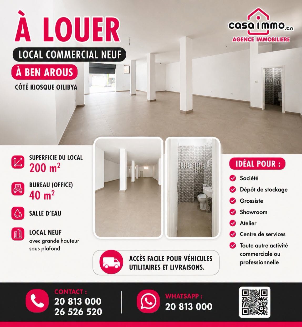 Bureaux & Commerces&nbsp;Surfaces