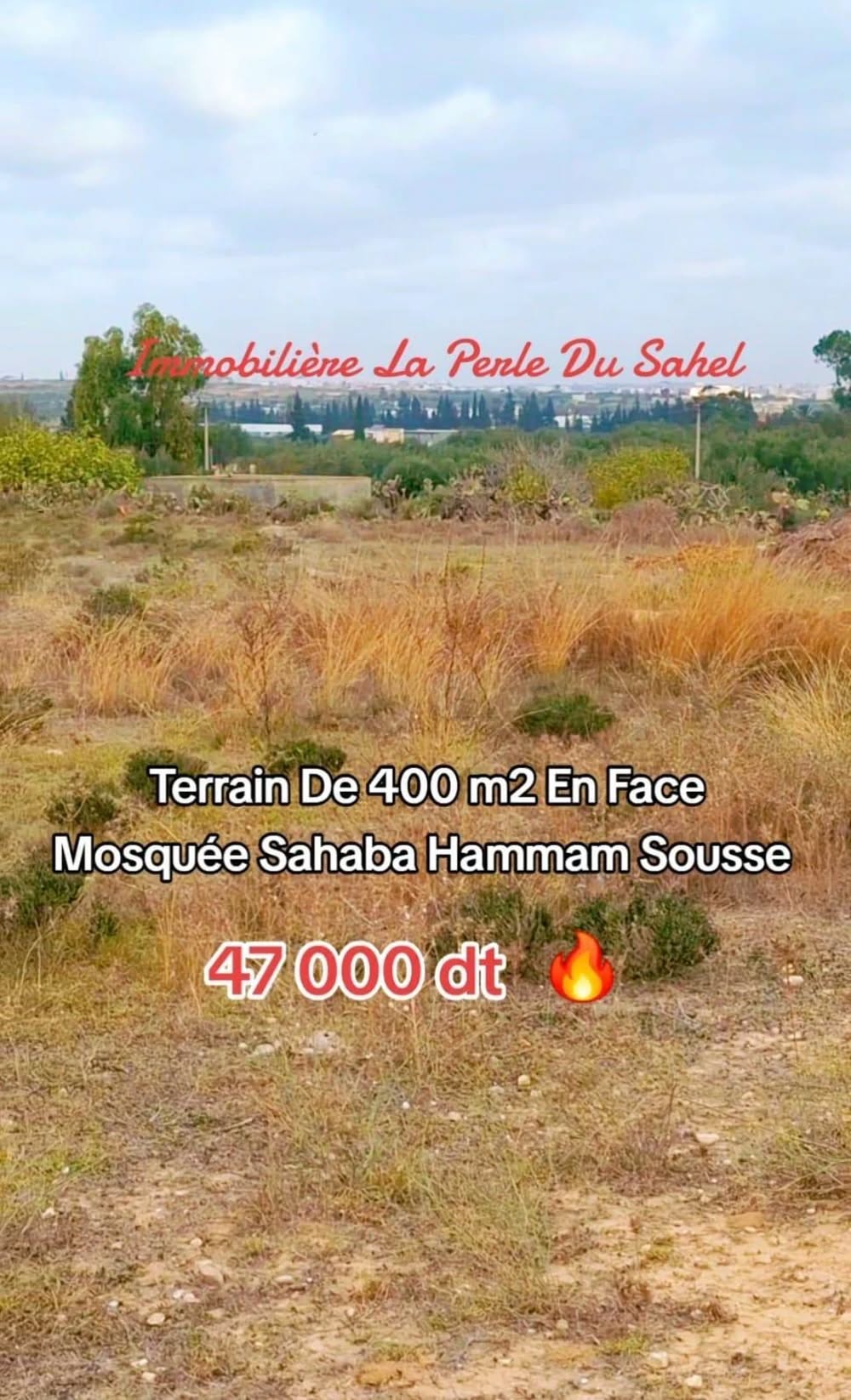 Hammam Sousse&nbsp;Hammam Sousse Gharbi&nbsp;Terrain&nbsp;Terrain nu&nbsp;Terrain hammem sousse mosquee sahaba