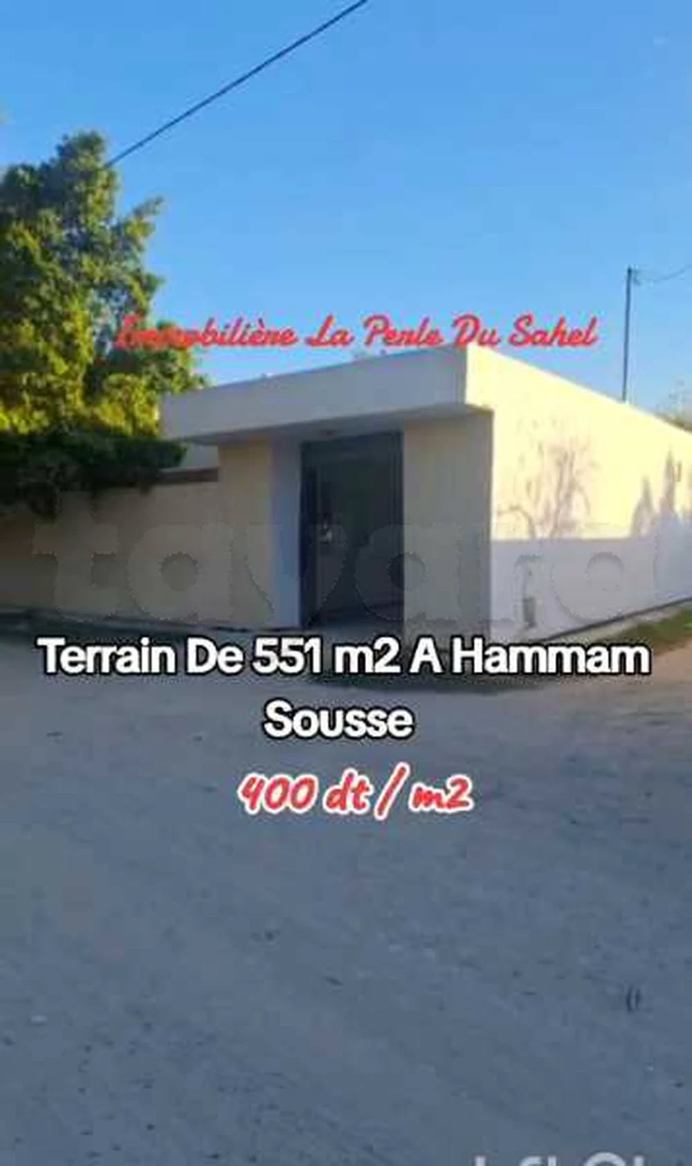 Hammam Sousse&nbsp;Hammam Sousse&nbsp;Terrain&nbsp;Terrain nu&nbsp;Un terrain � hammem sousse
