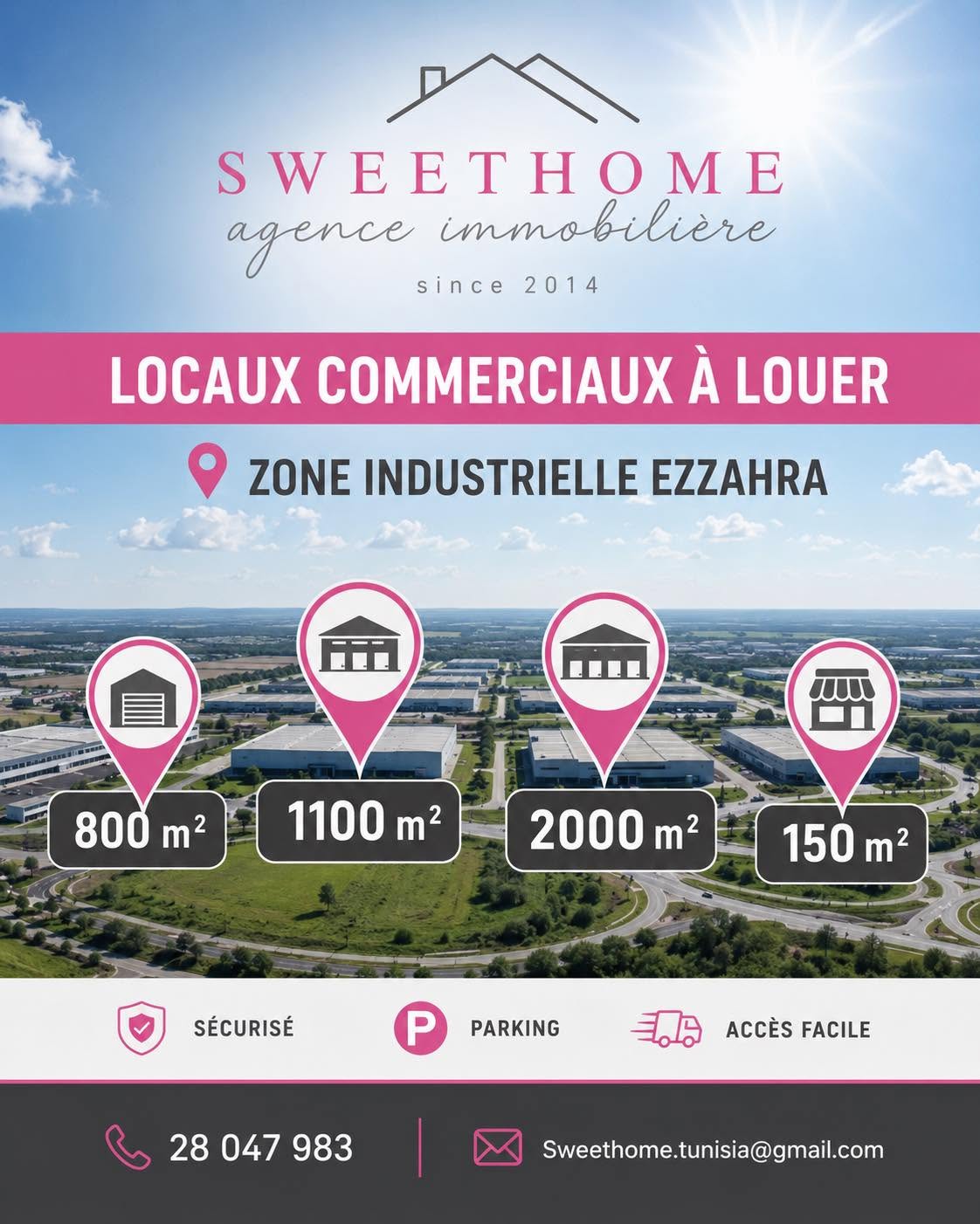 Bureaux & Commerces&nbsp;Surfaces