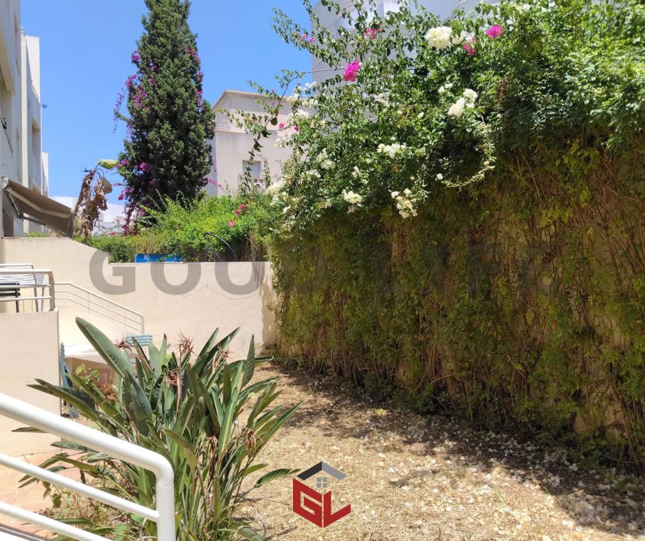 La Marsa&nbsp;Sidi Daoud&nbsp;Location&nbsp;Appart. 3 pi�ces&nbsp;S2 meubl� avec jardin � sidi daoud