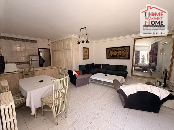 La Marsa&nbsp;Cite Des Juges 2&nbsp;Location&nbsp;Appart. 2 pi�ces&nbsp;Rdc s1 meubl� alizor � cit� des juges marsa
