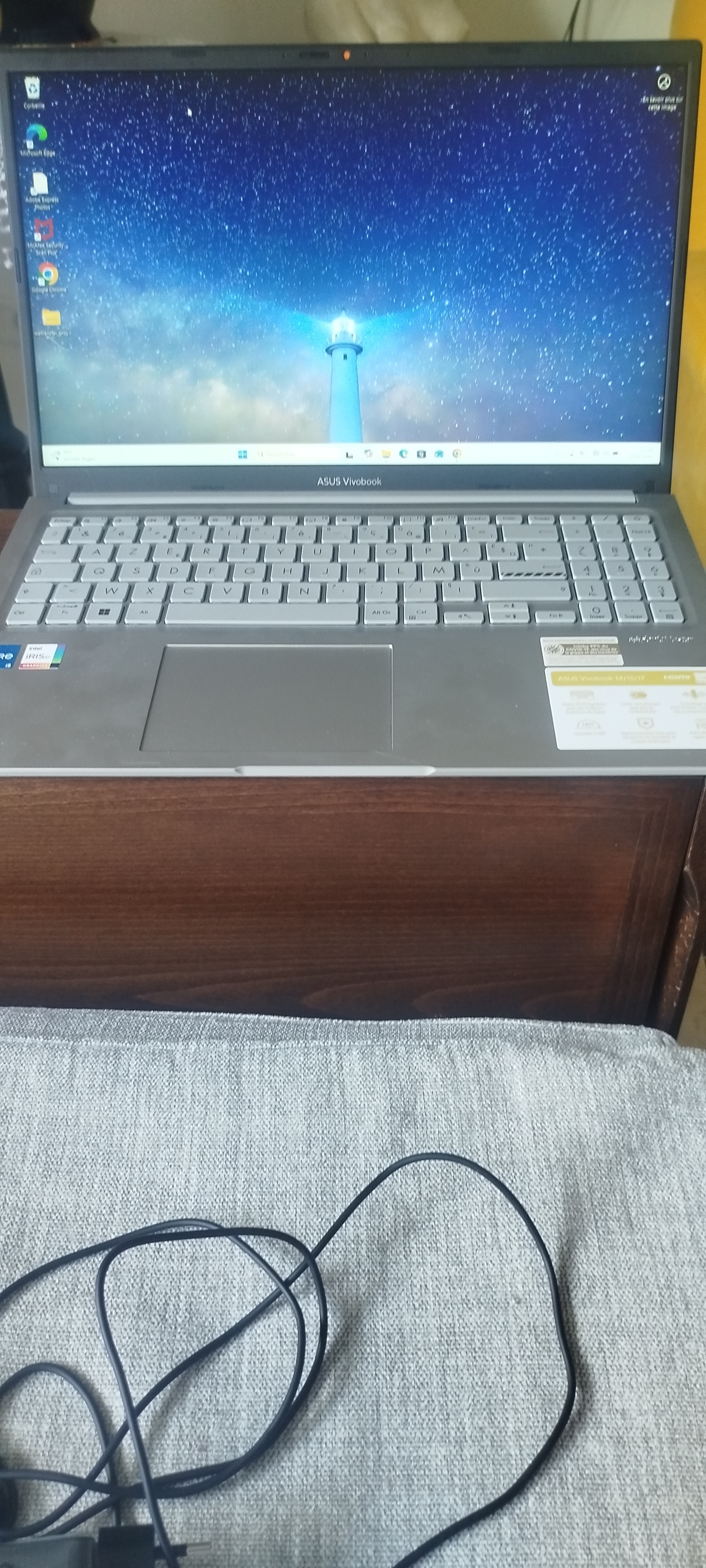 La Marsa&nbsp;Marsa Ennassim&nbsp;Asus &nbsp;Autre&nbsp;Portable asus 15 intel i5 16 go de ram 512 go ssd