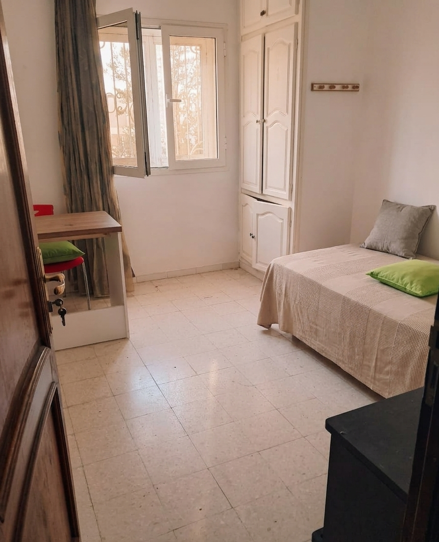 Raoued&nbsp;Ariana Essoughra&nbsp;Location&nbsp;Appart. 3 pi�ces&nbsp;Appartement 3 pieces pour etudiantes