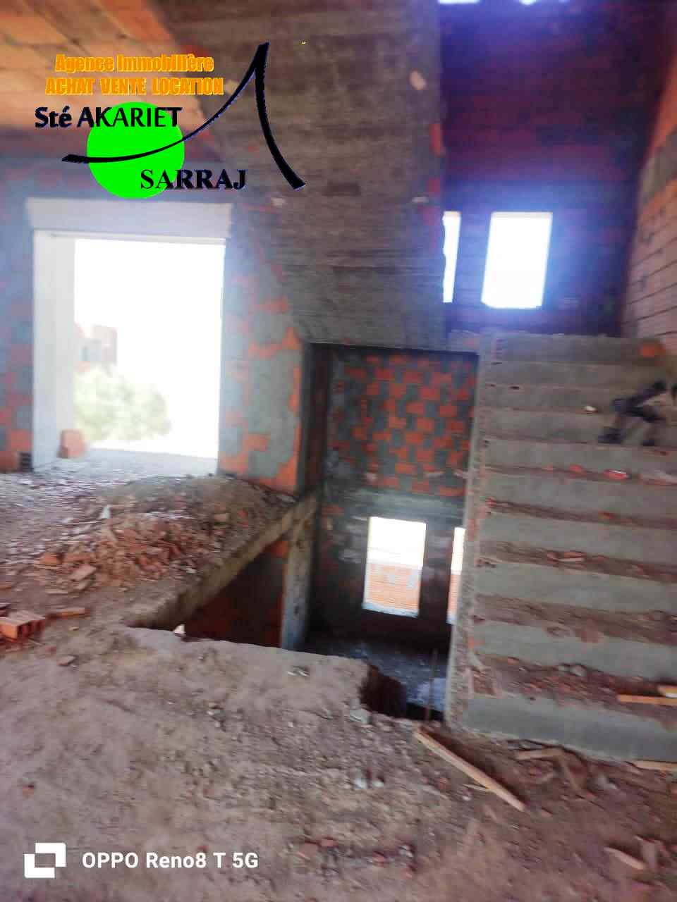 Hammam Sousse&nbsp;Hammam Sousse Gharbi&nbsp;Vente&nbsp;Maisons&nbsp;Villa style am�ricain inachev� hammem sousse